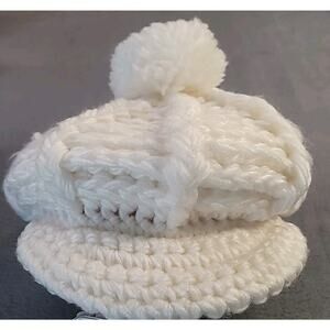 ✨ Vtg 70s Betmar Women’s Hat – Retro Off White Acrylic Cap – Retro Accessory ✨